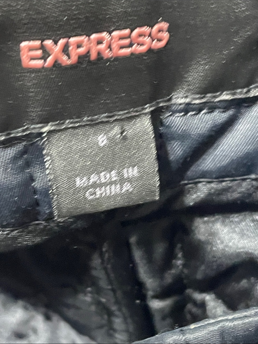 Express black quilted trench coat 
Size 8. Y2K Lightweight. Preowned. - Picture 5 of 12